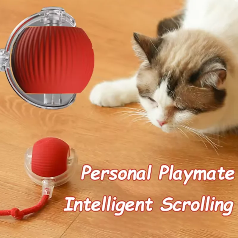 Self-Entertainment Rope Teaser Jumping Ball for Pets