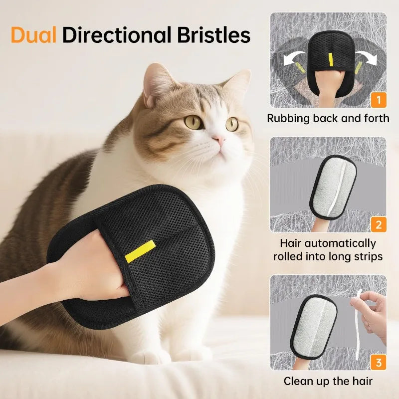 Static Dedusting Pet Hair Removal Brush