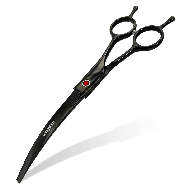 7-Inch Curved Grooming Scissors for Dogs