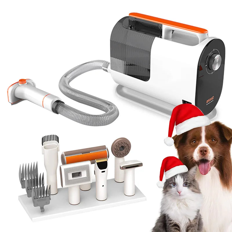 Professional 7-Piece Pet Grooming Clipper Kit