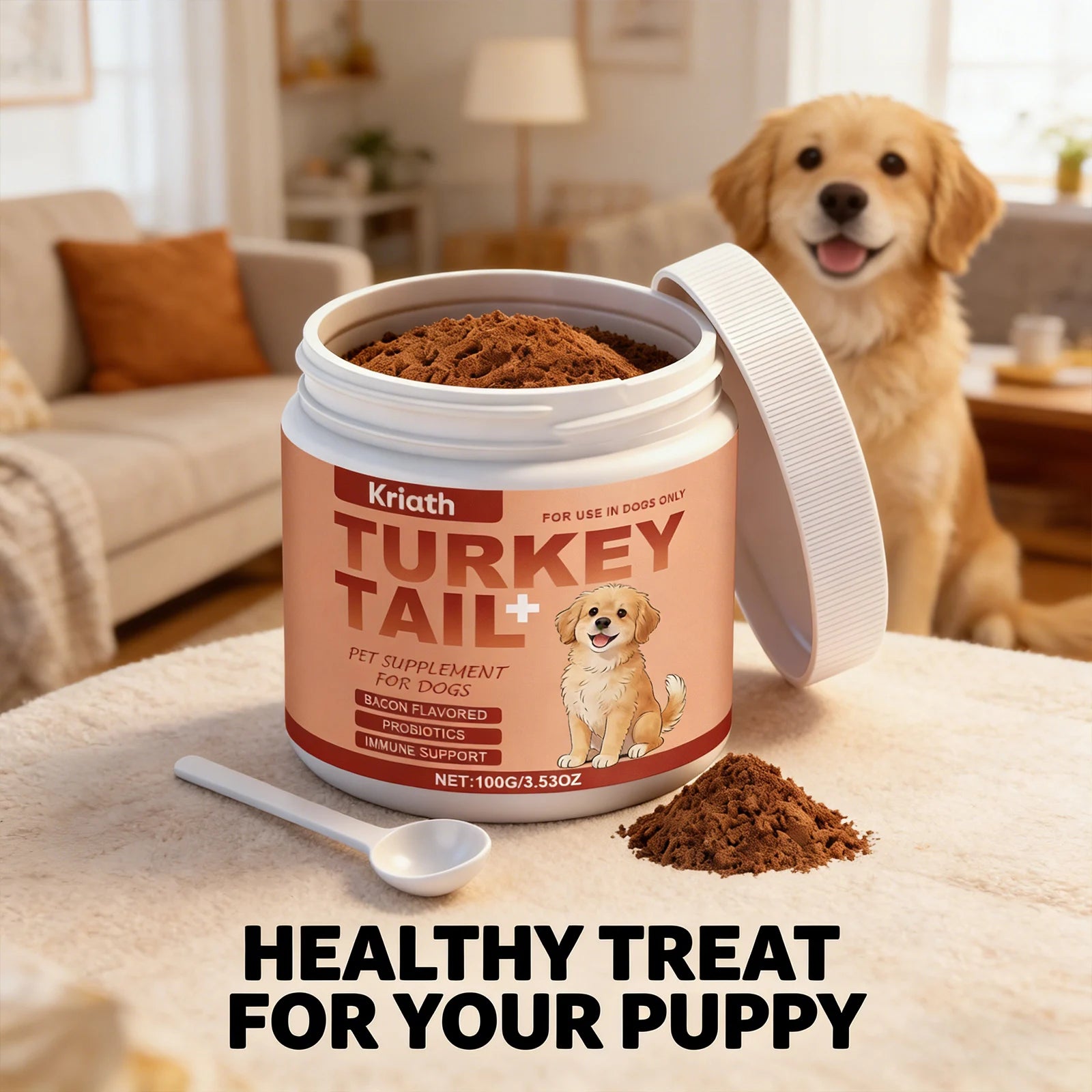 Bacon-Flavour Nutritional Supplement for Dogs & Cats