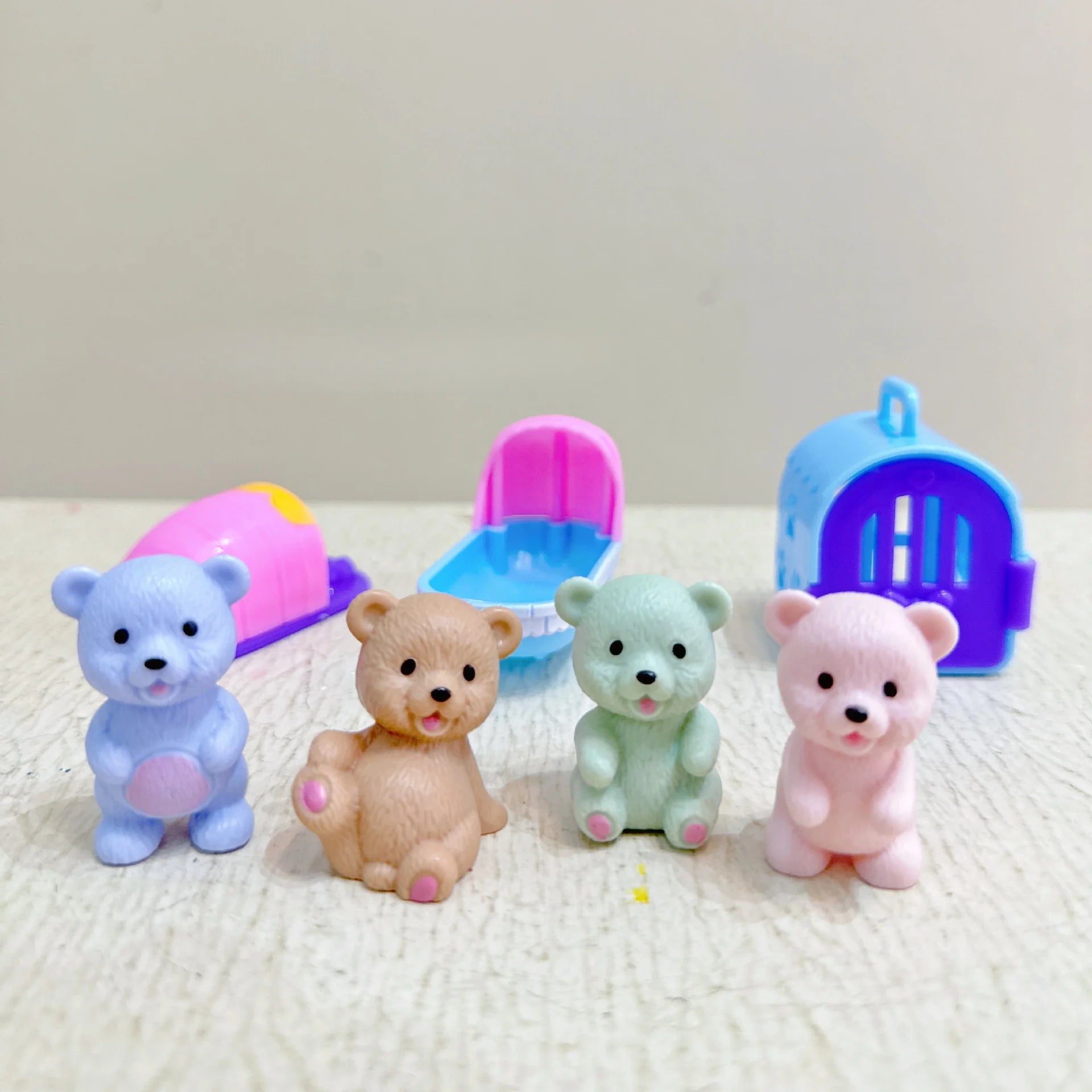 Teddy Bear Pet Playhouse Toy Set for Kids