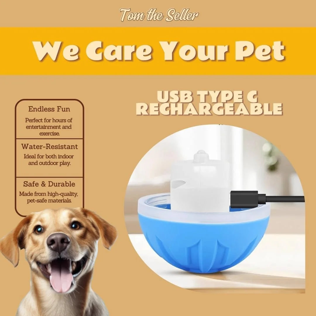 Smart Gravity Bouncing Ball for Dogs & Cats