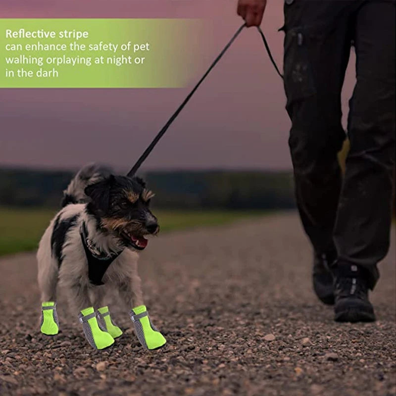 Breathable Waterproof Summer Shoes for Small & Medium Dogs