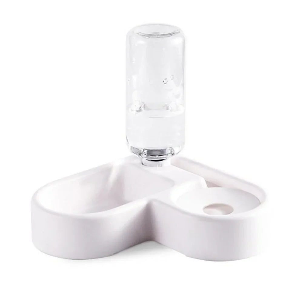 500ml Portable Auto-Refill Pet Food & Water Bowl
