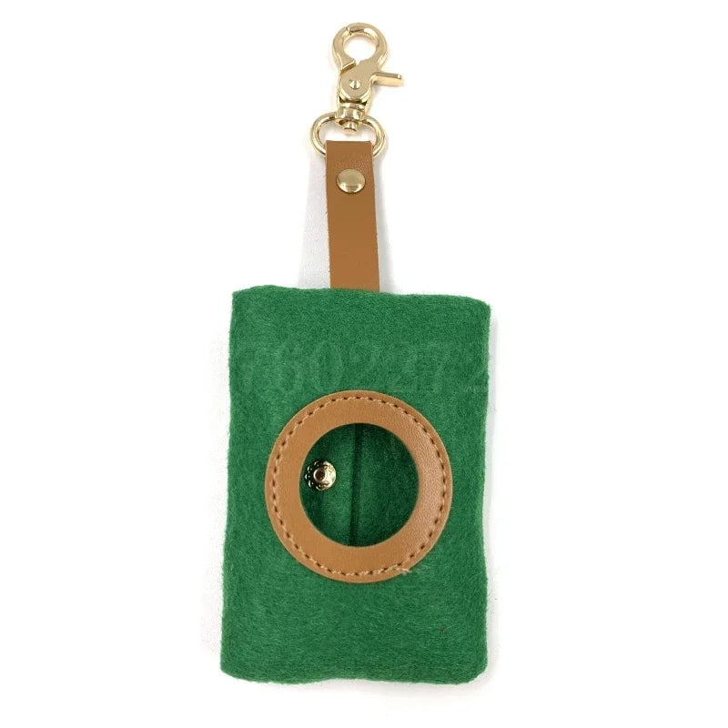 Poop Bag Dispenser with Reflective Handle