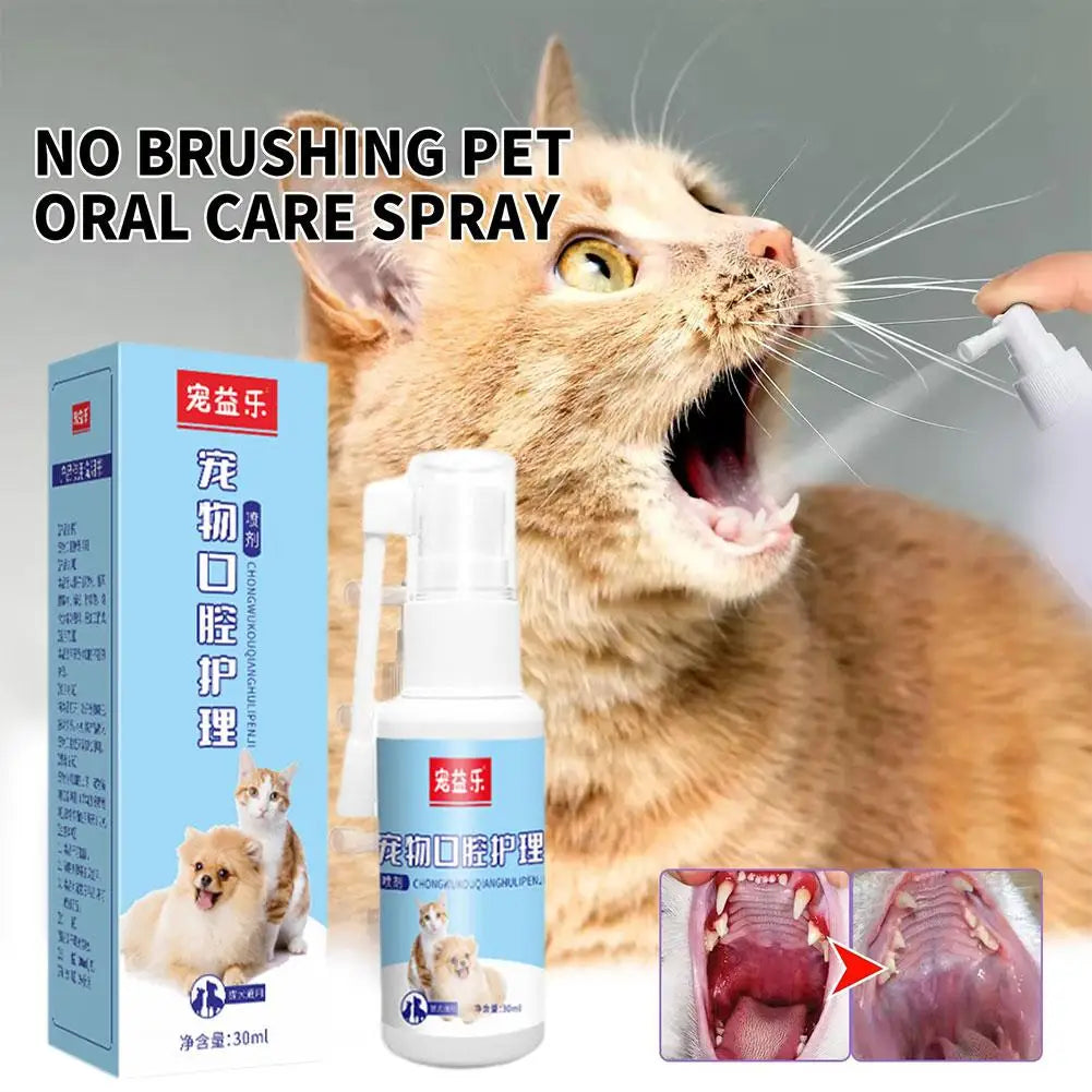 Pet Oral Spray for Tartar & Bad Breath Control