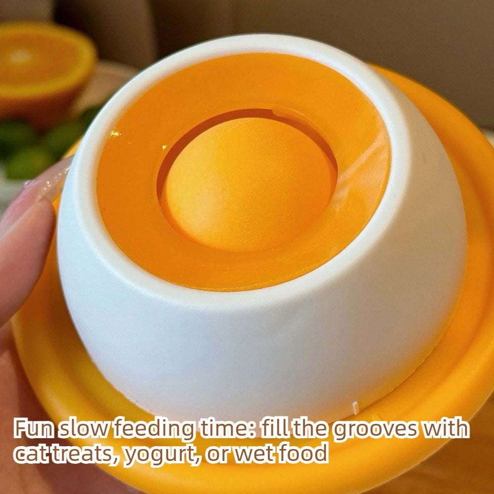 Lick Mat & Slow Feeder Bowl for Dogs & Cats