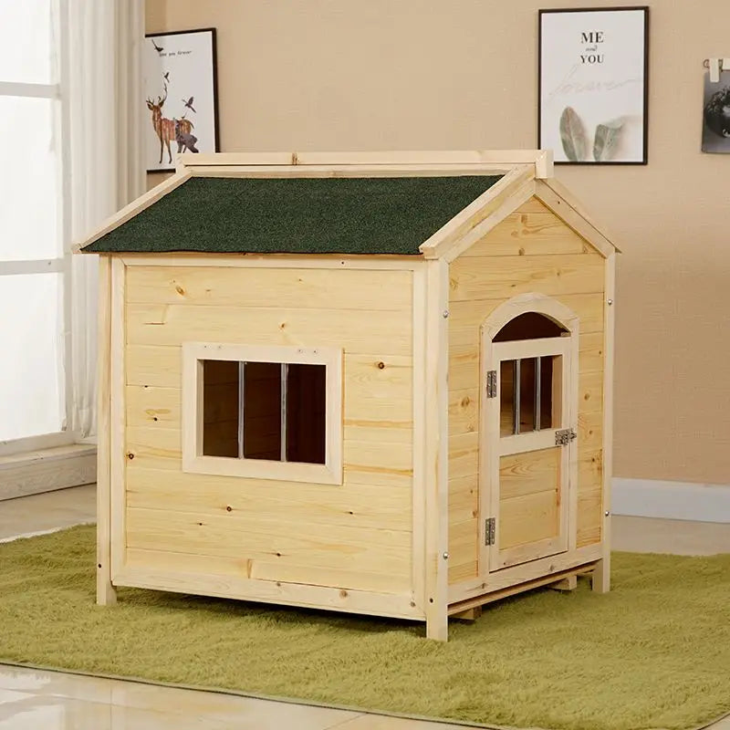 Large Wooden Outdoor Dog House