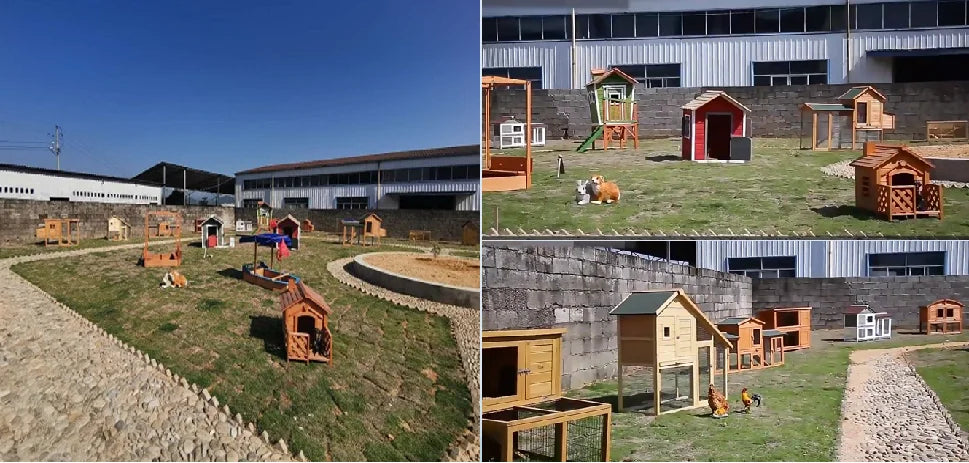 Large Wooden Outdoor Dog House