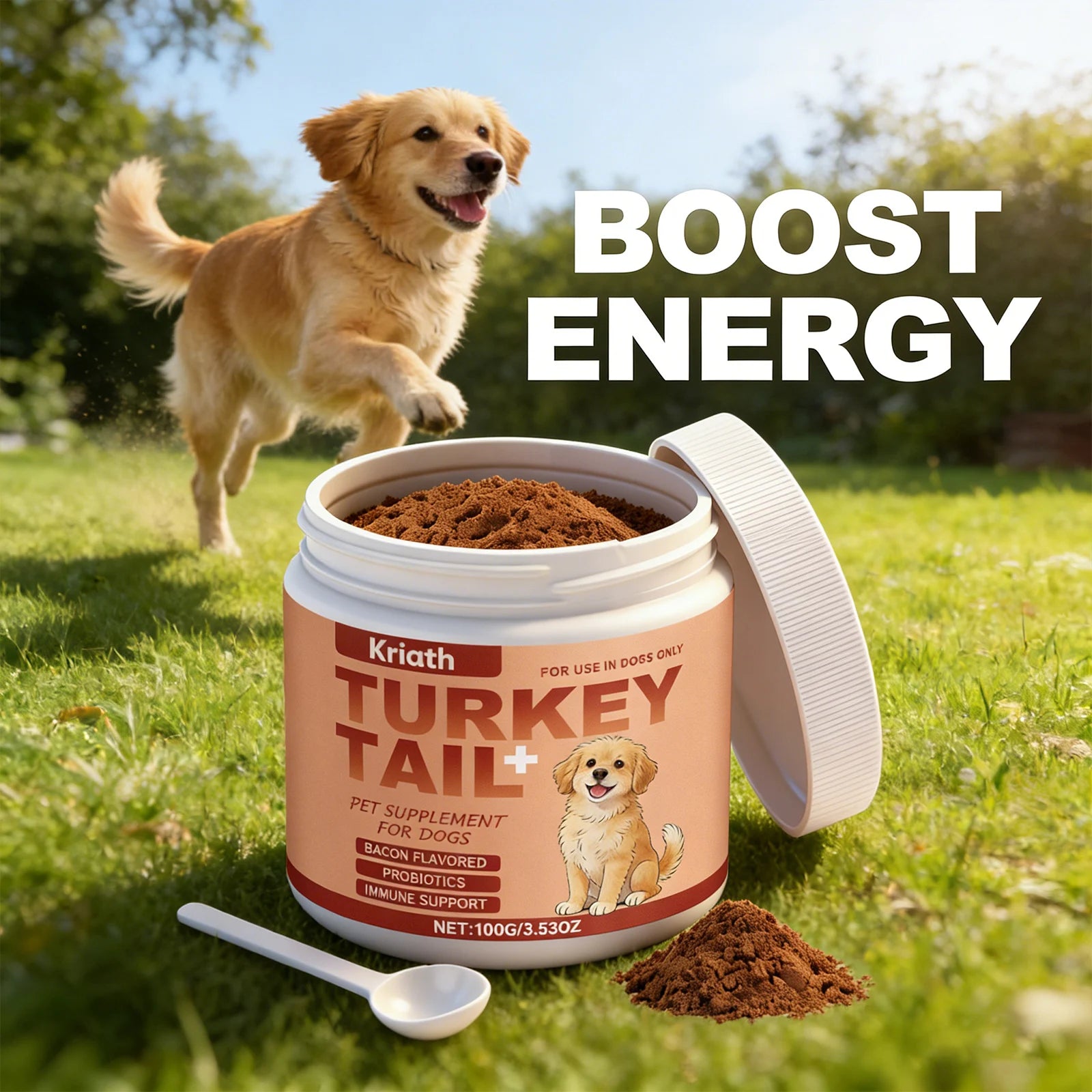 Bacon-Flavour Nutritional Supplement for Dogs & Cats