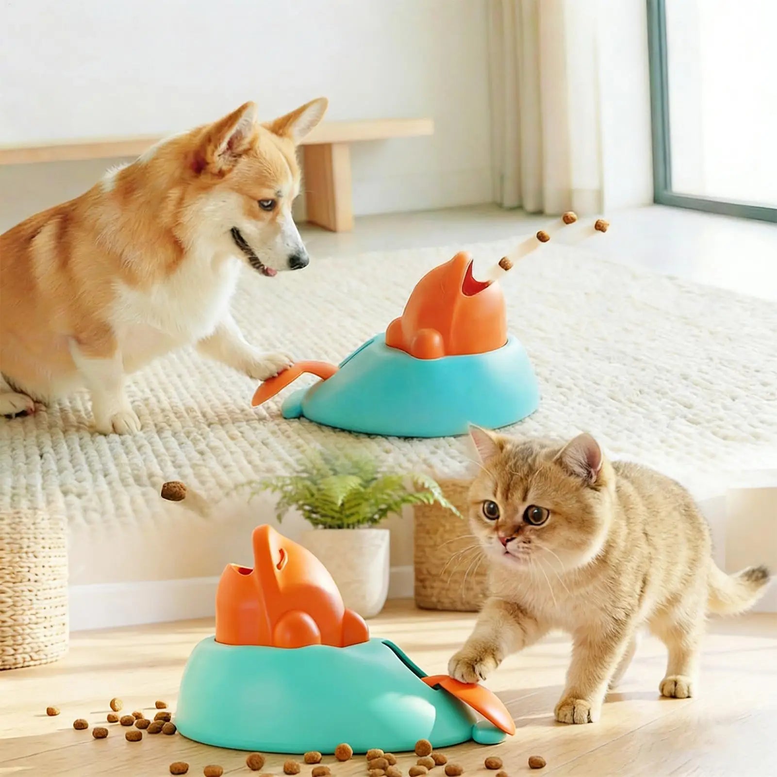 Interactive Treat Dispenser & Training Feeder for Pets