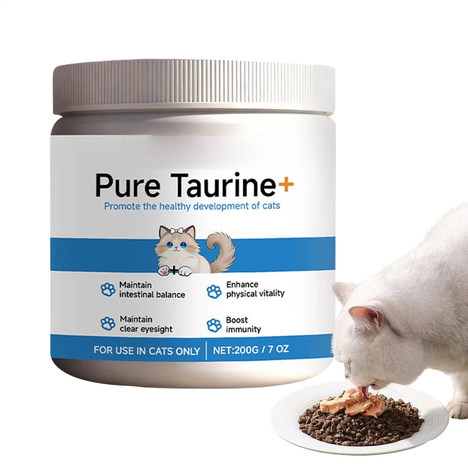 Taurine Powder for Cat Heart & Vision Health