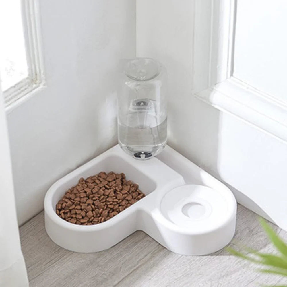 500ml Portable Auto-Refill Pet Food & Water Bowl
