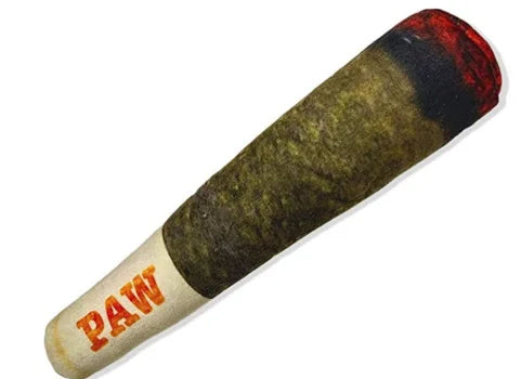 Cigar Plush Squeaky Chew Toy for Dogs