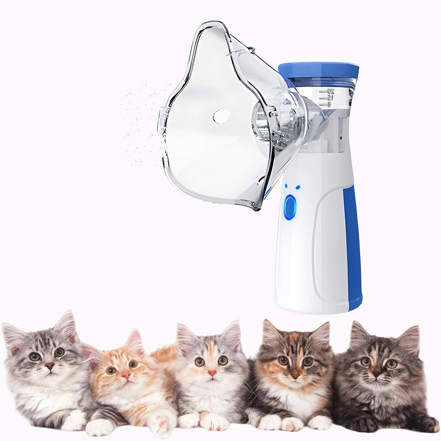 Handheld Pet Nebulizer for Respiratory Relief